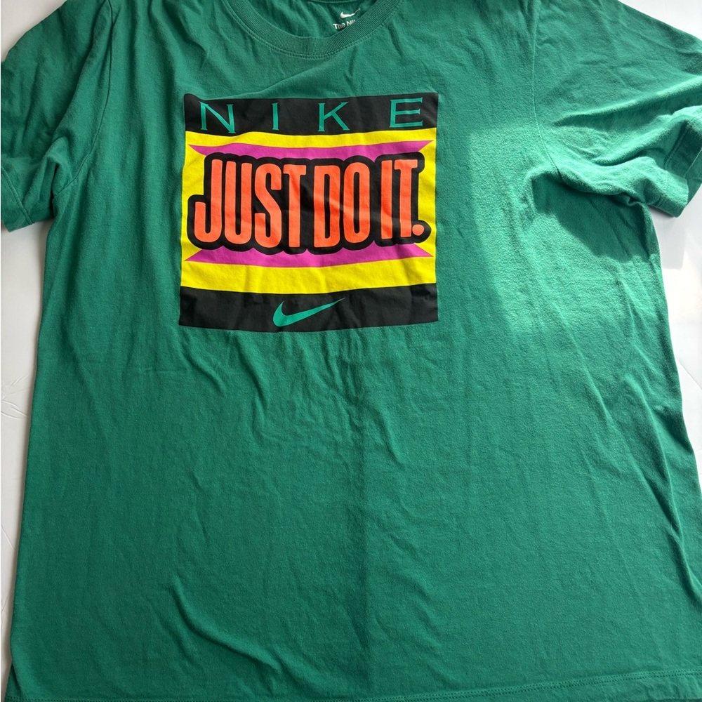 Nike Green Tee with Logo